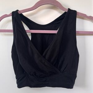 Black Maternity Bra